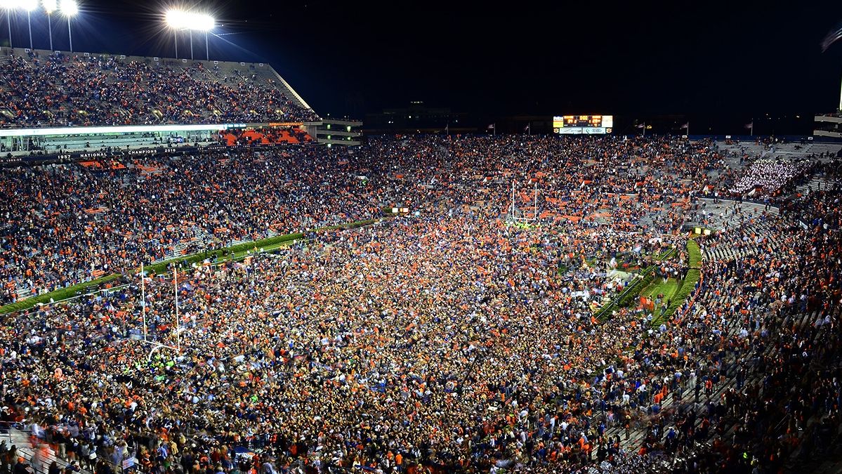2013 Iron Bowl because of 'Kick Six' ESPN Video