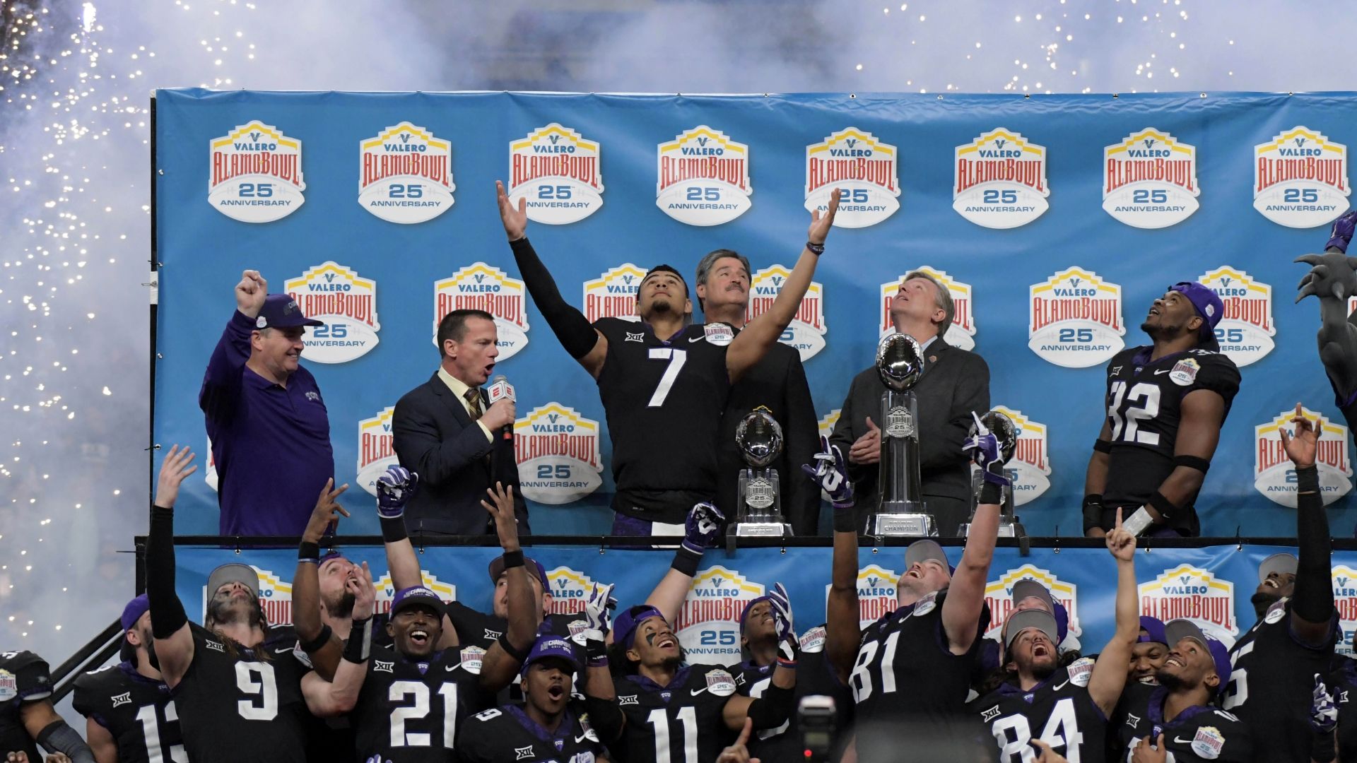 TCU's huge secondhalf earns Alamo Bowl win ESPN Video
