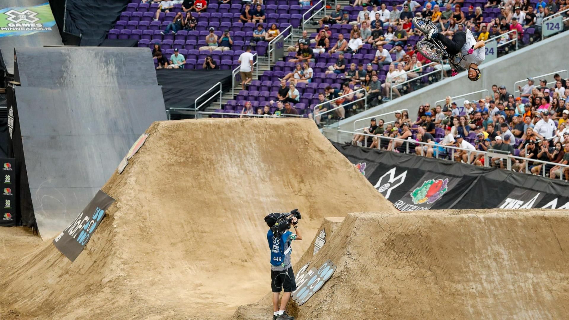 Brandon Loupos wins X Games BMX Dirt gold ESPN Video