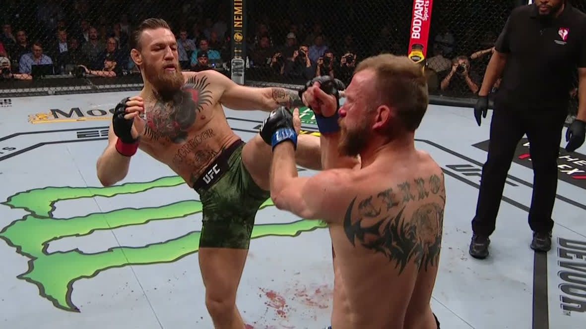 McGregor stuns Cowboy in opening seconds - ESPN Video
