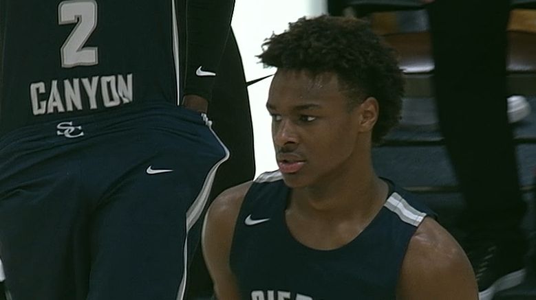 Bronny James, Sierra Canyon make easy work of Gill St. Bernard's - ESPN ...