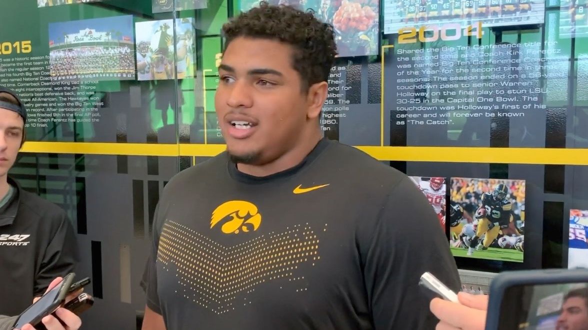 Hawkeye sports: Before Tristan Wirfs' NFL draft, Iowa wrestler