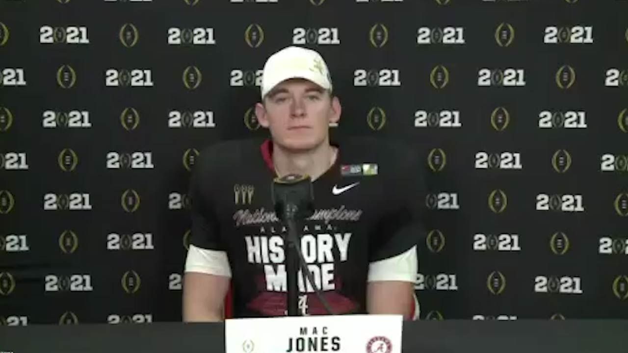 Alabama's Mac Jones: 'I think we're the best team to ever play