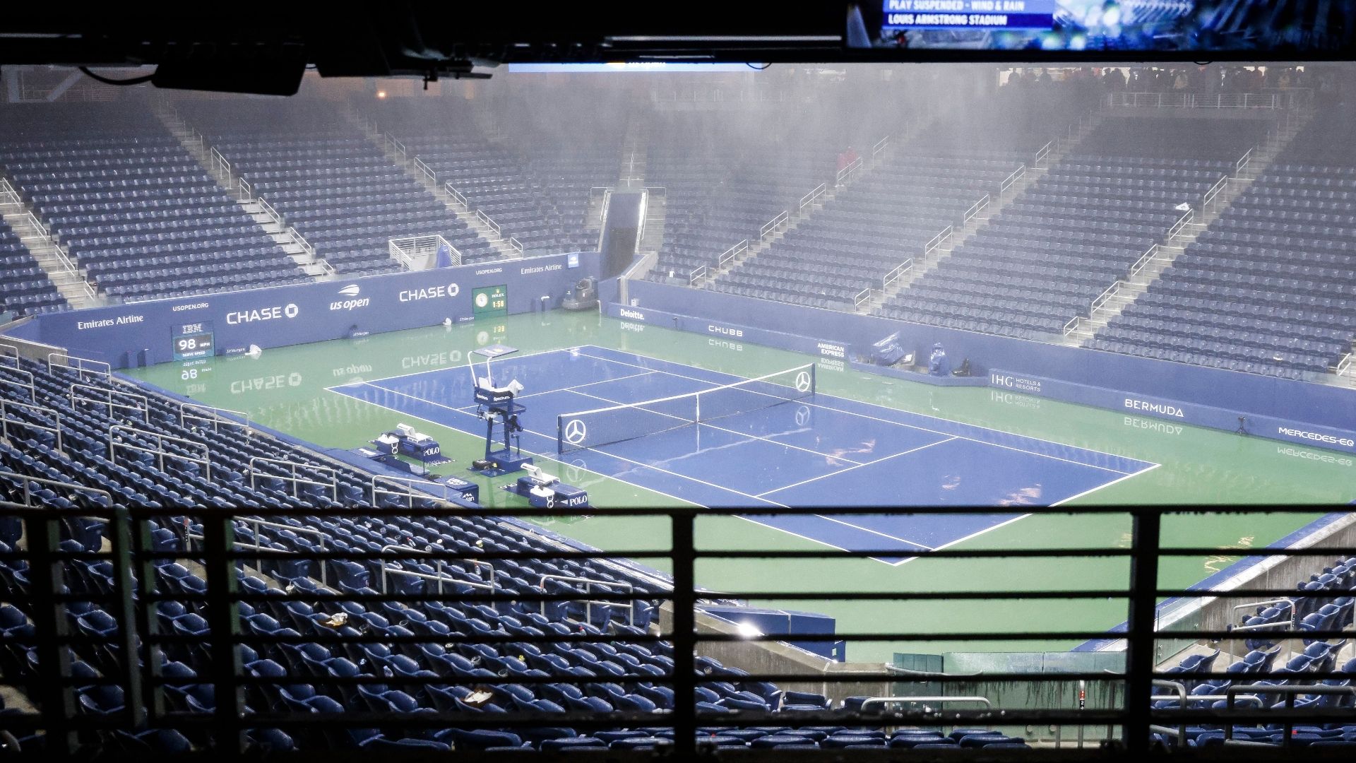 Weather disrupts play at US Open ESPN Video