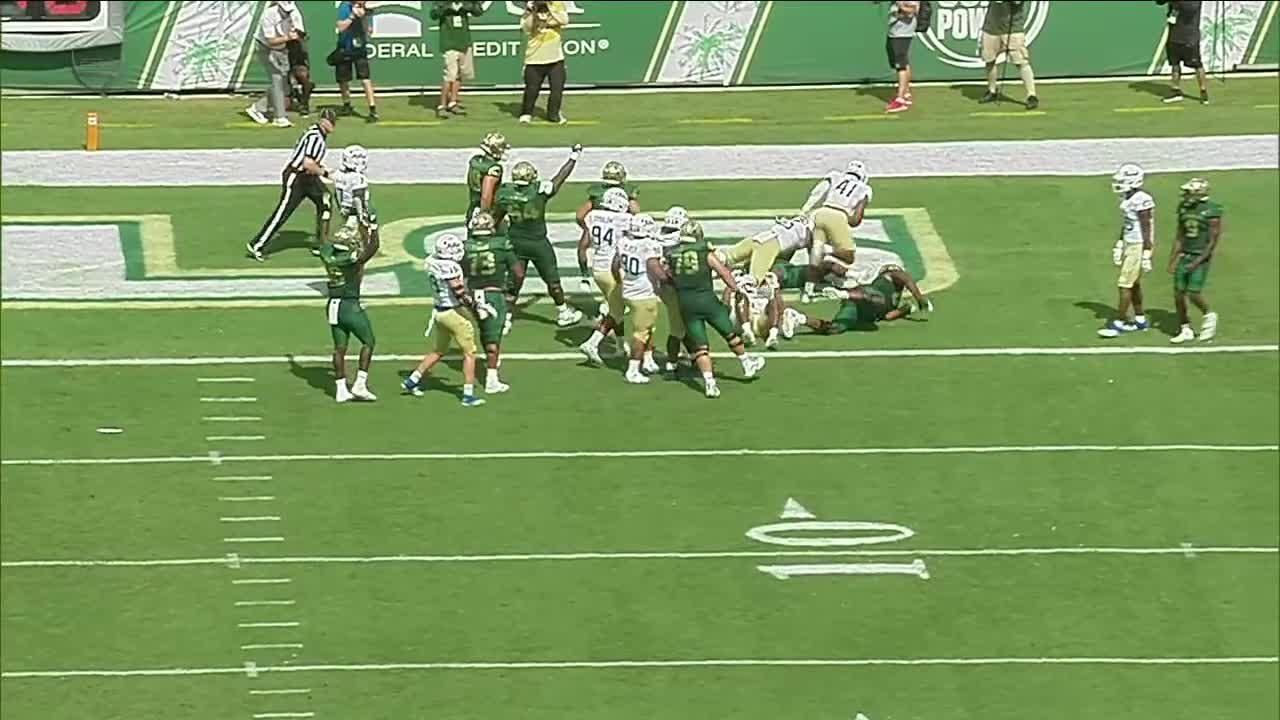 Touchdown! Jaren Mangham scores vs. Tulsa ESPN Video