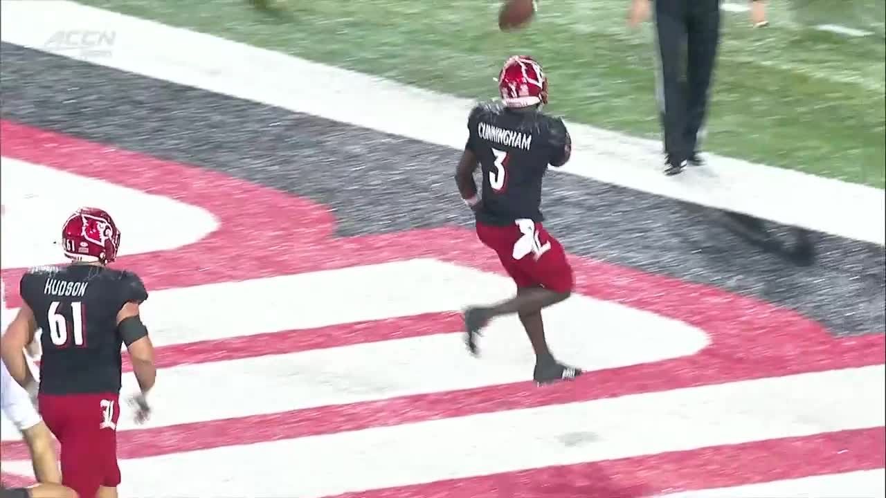 Malik Cunningham scores 14-yard rushing touchdown vs. Boston College ...