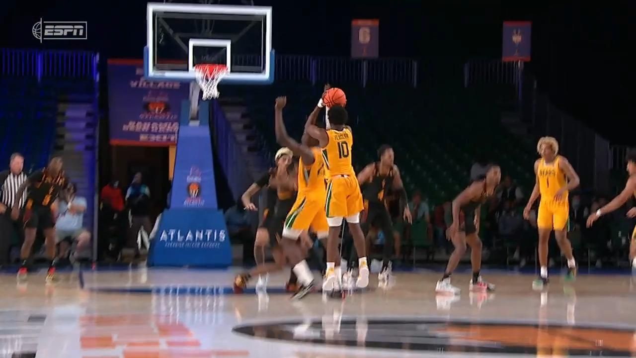 Flagler drills pullup triple for Baylor ESPN Video