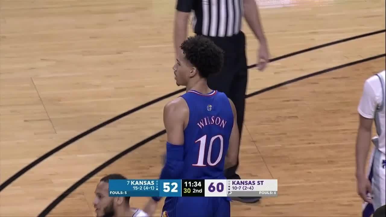 Jalen Wilson fired up after and-1 - ESPN Video