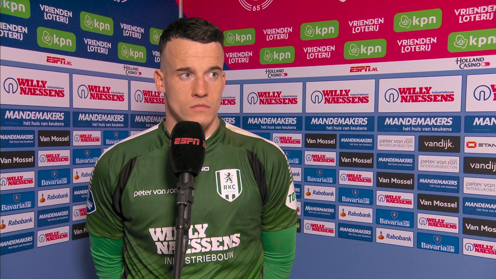 Vaessen schuldbewust "Dit zijn de lastigste ballen voor een keeper