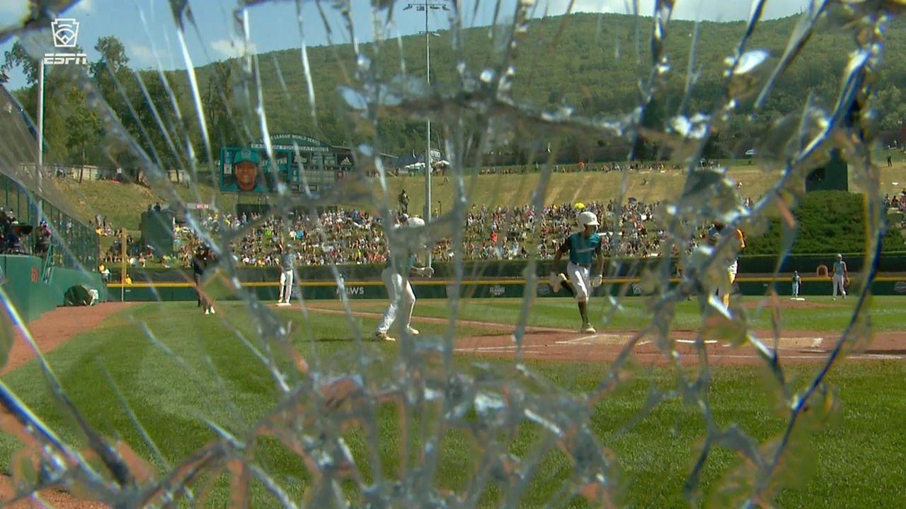 Wild pitch leads to shattered camera lens and a Curacao run - ESPN Video