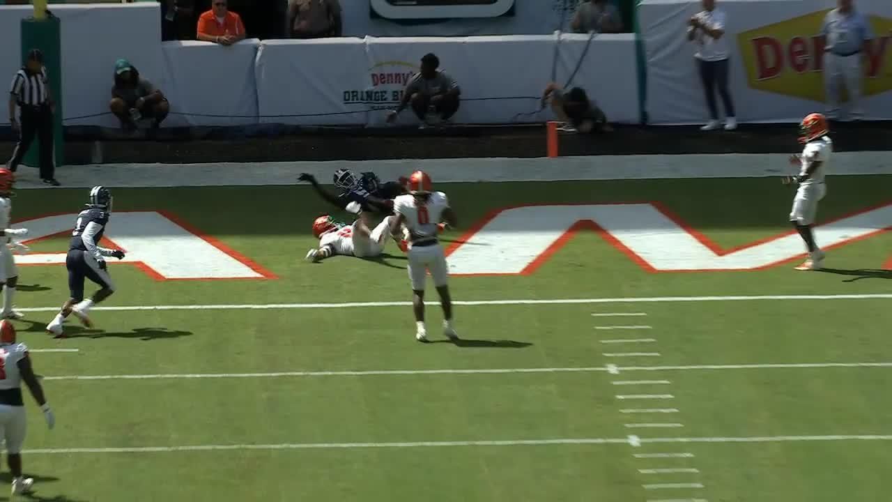Shane Hooks makes the grab for 8yard touchdown ESPN Video