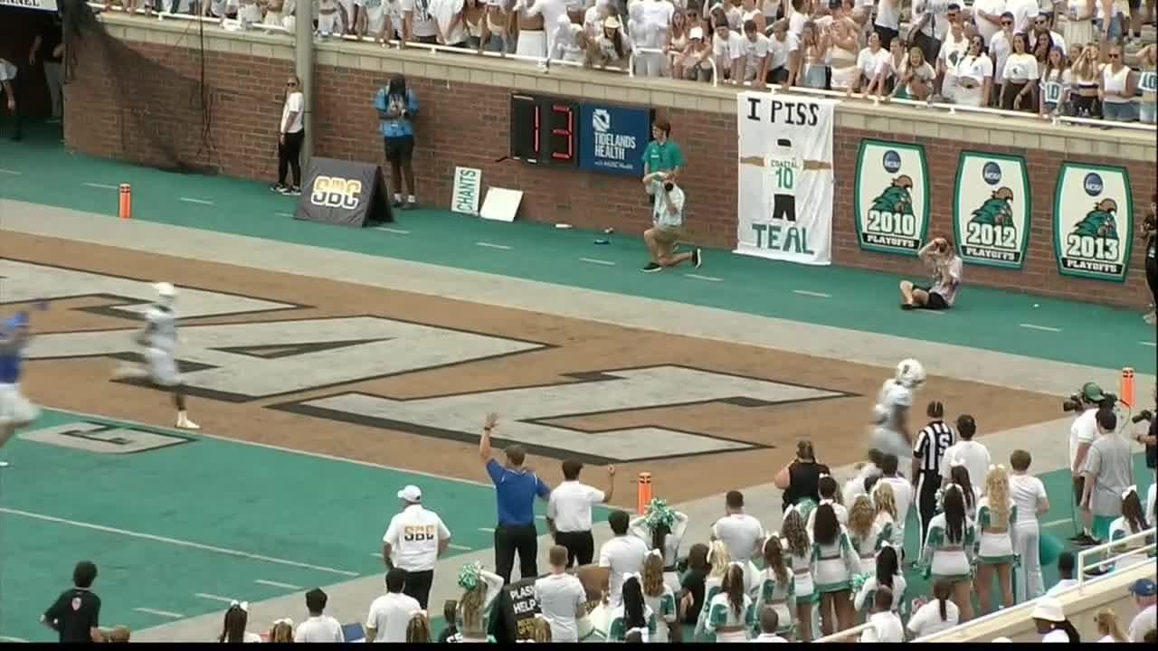 Cole Snyder connects for 15yard TD pass ESPN Video