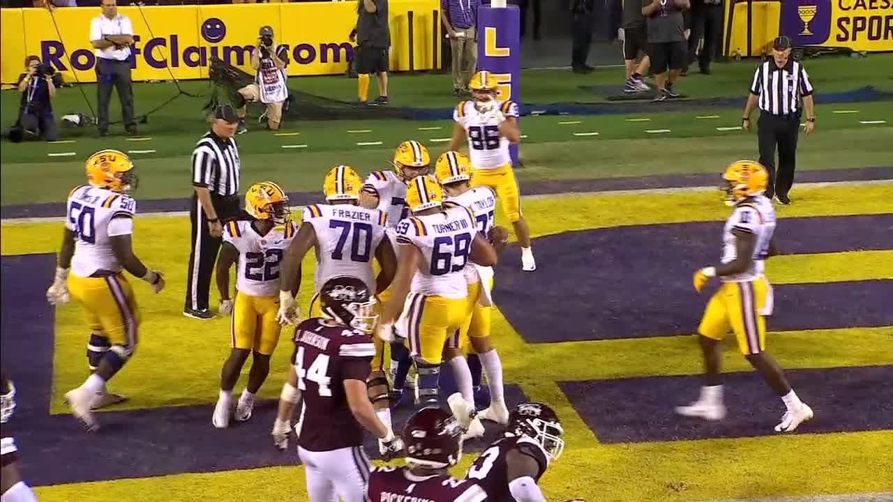 Jayden Daniels scores 3yard rushing touchdown ESPN Video