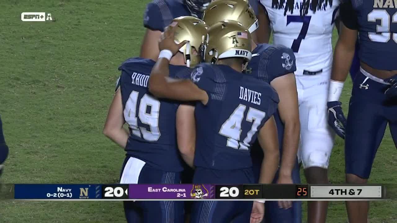 East Carolina 38-35 Navy (Nov 20, 2021) Final Score - ESPN