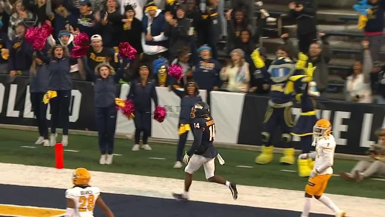 Dequan Finn throws 8yard touchdown vs. Kent State ESPN Video