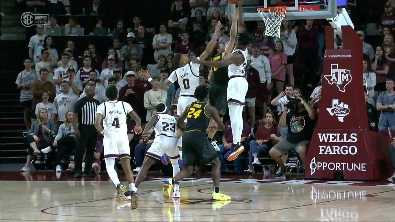 Julius Marble II denies Missouri Tigers with swat ESPN Video