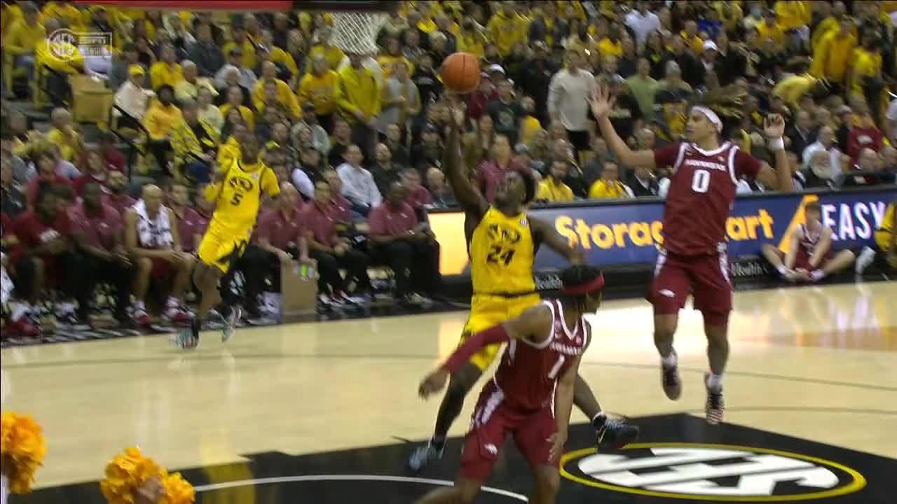 Kobe Brown makes a great defensive play for the steal - ESPN Video