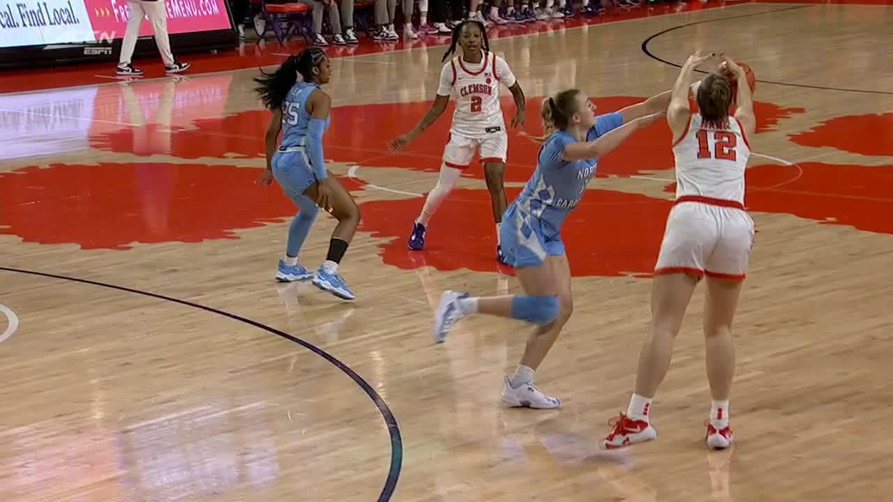 UNC's Alyssa Ustby jumps the pass and goes coast to coast - ESPN Video