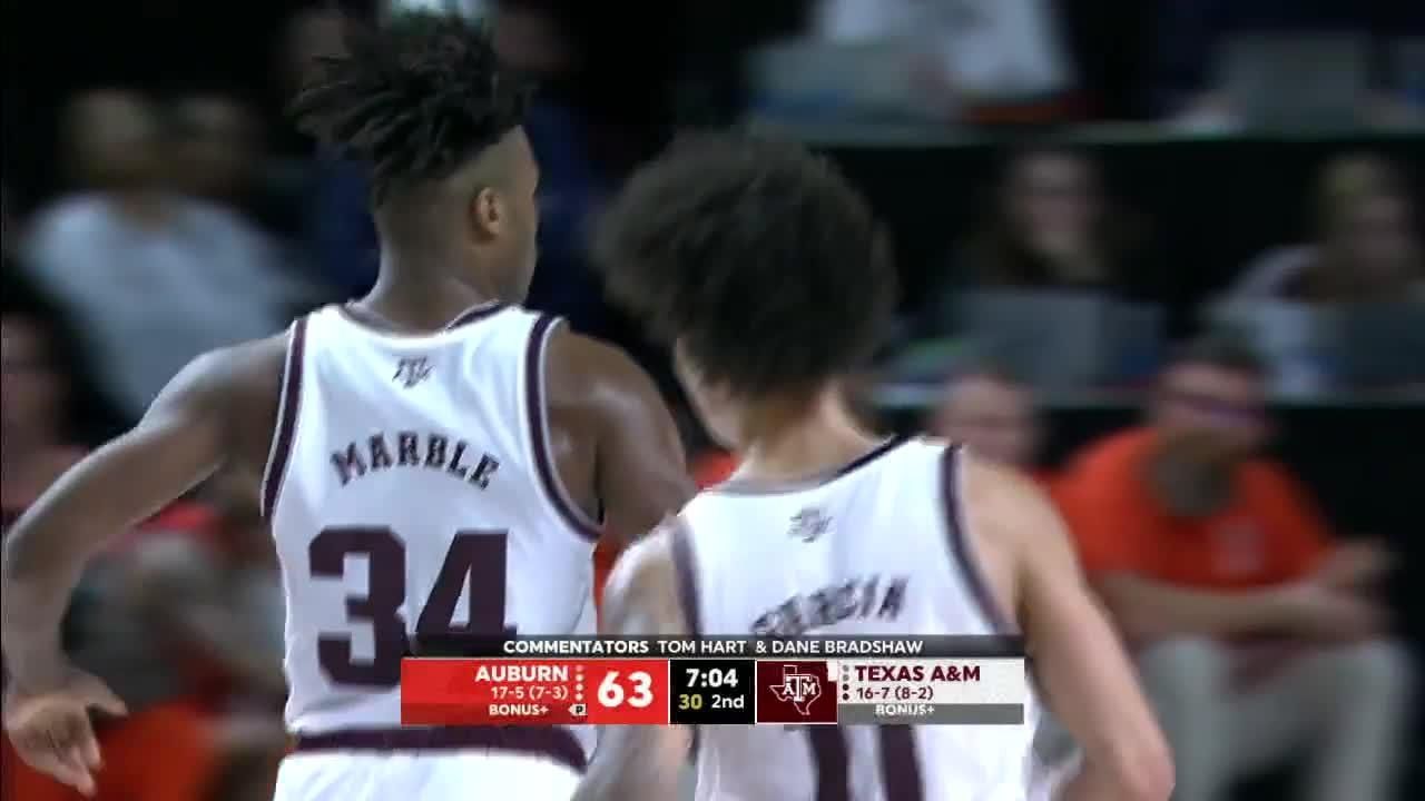 Julius Marble II leads Texas A&M past Auburn in 2nd half ESPN Video