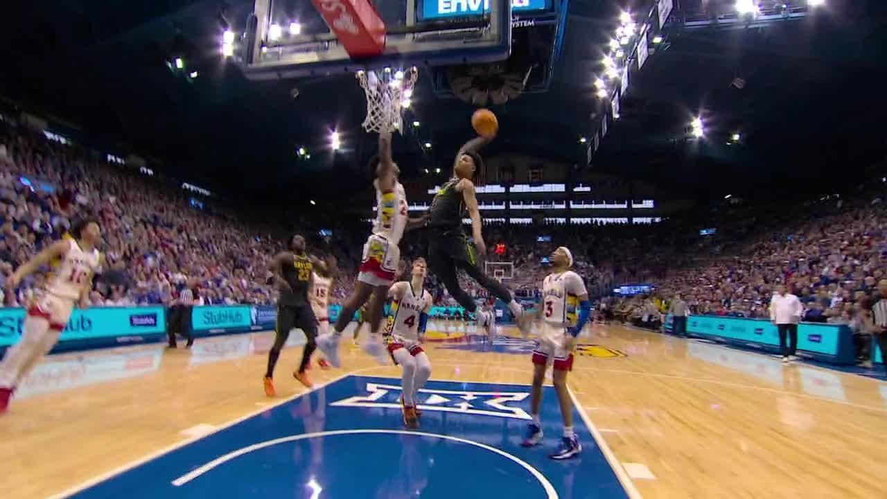 Keyonte throws down vicious Baylor slam ESPN Video