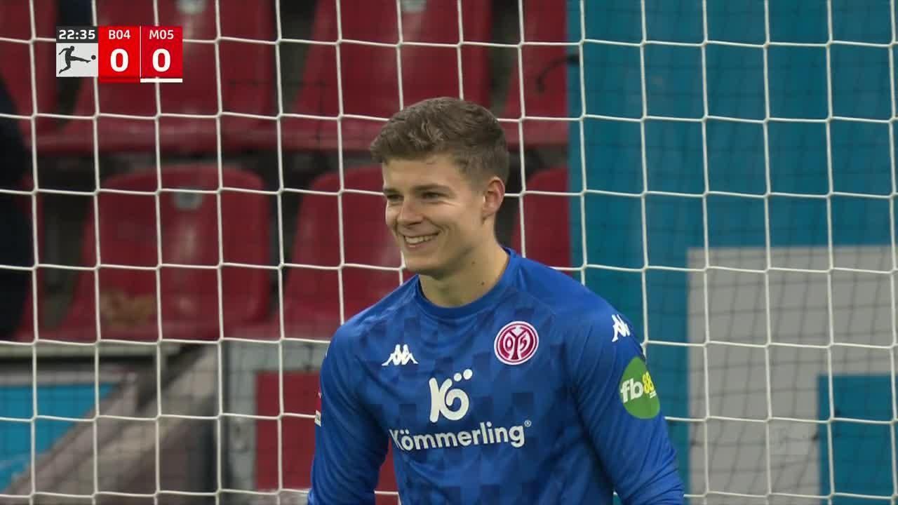 Finn Dahmen misses penalty vs. from Bayer Leverkusen vs. Mainz - ESPN Video