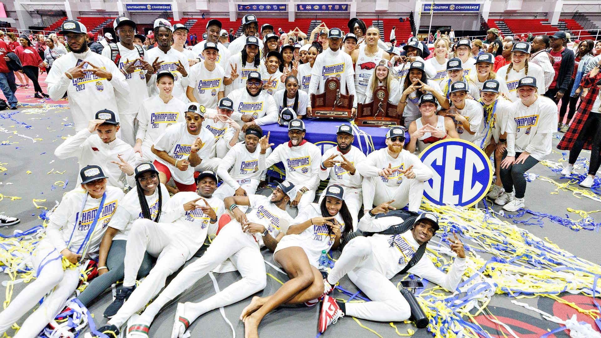 Arkansas sweeps SEC Indoor Track & Field titles