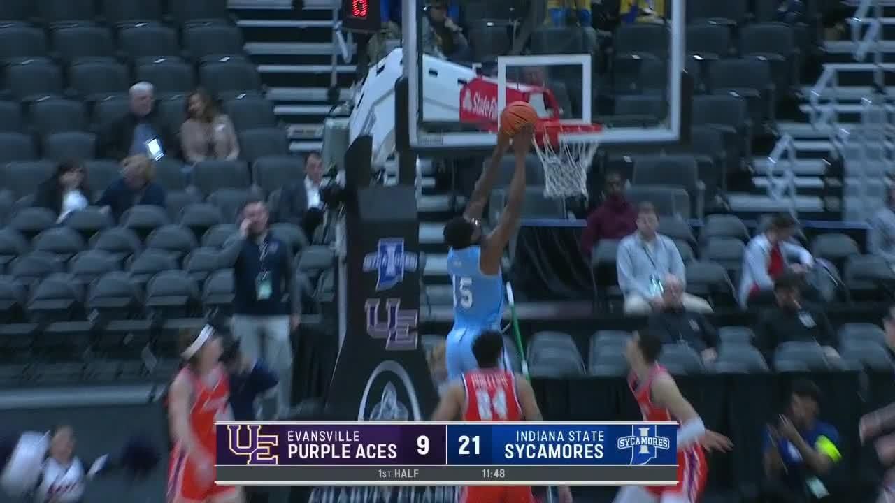 Cameron Henry scores 2 more for the Sycamores through traffic ESPN Video