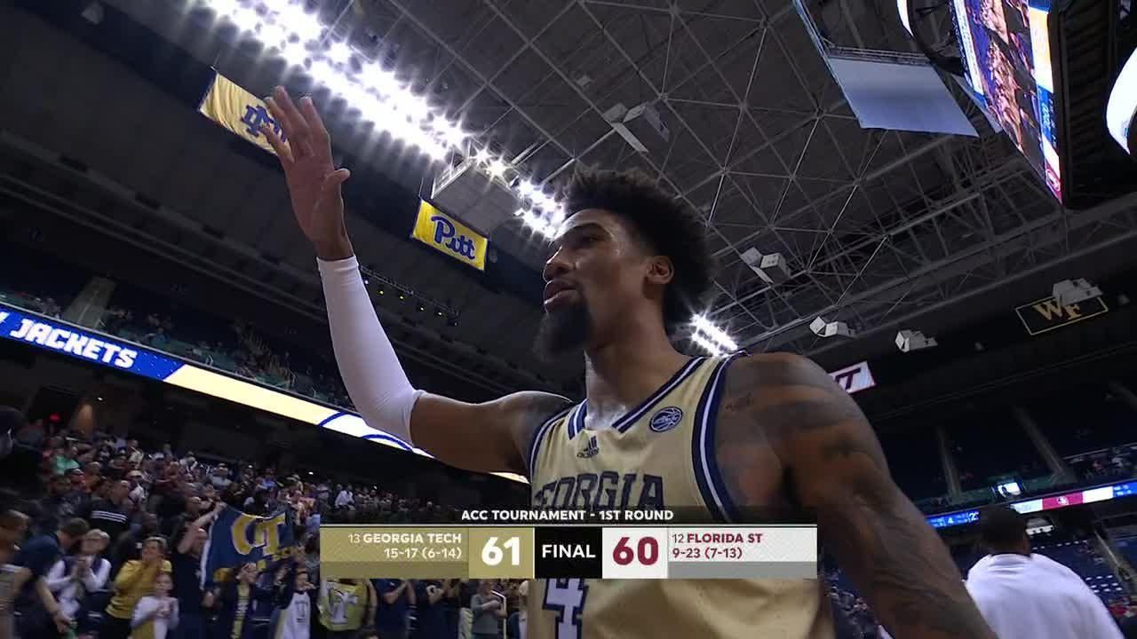 Tech advances to 2nd round on costly FSU foul ESPN Video