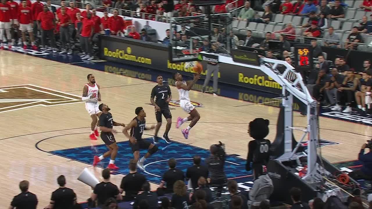 Jamal Shead grabs the steal and the assist - ESPN Video