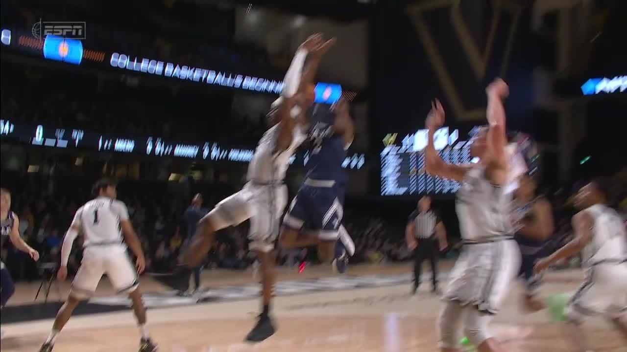 Quentin Millora Brown With The Massive Block At The Rim Espn Video 