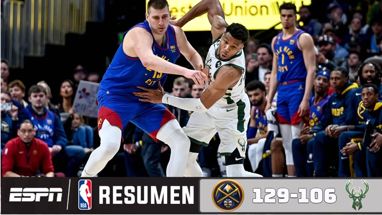 Denver Nuggets venció a Milwaukee Bucks en duelo de líderes ESPN