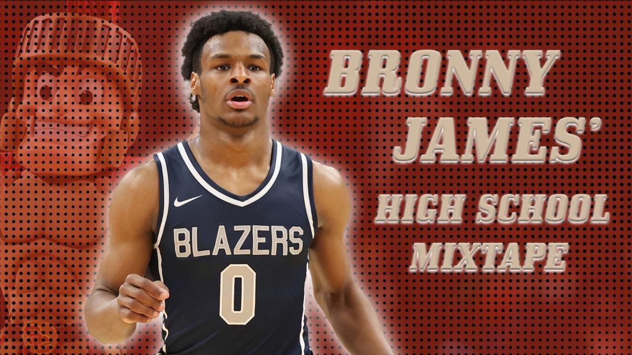 Bronny James' high school mixtape ESPN Video