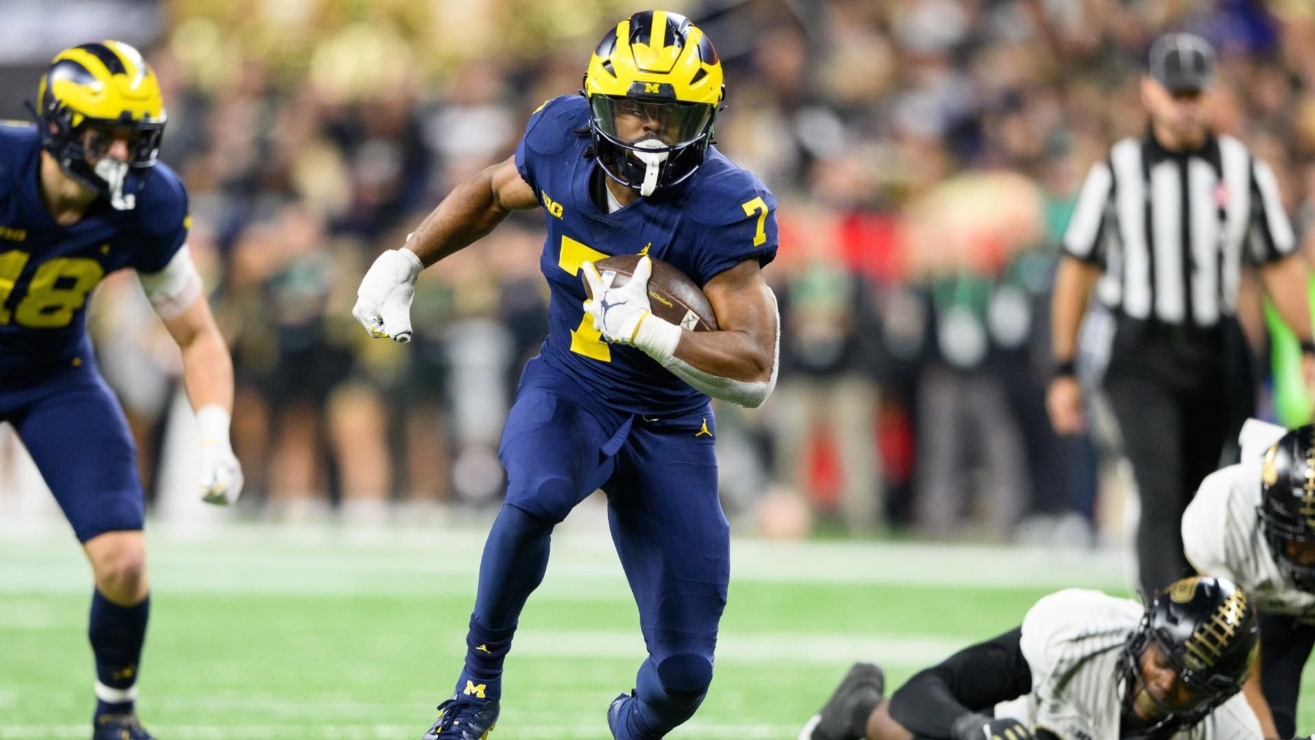 Donovan Edwards Film Study  Michigan Highlights vs Ohio State