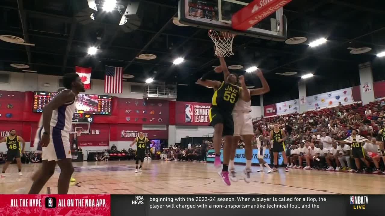 Ed Croswell gets the basket plus the foul ESPN Video