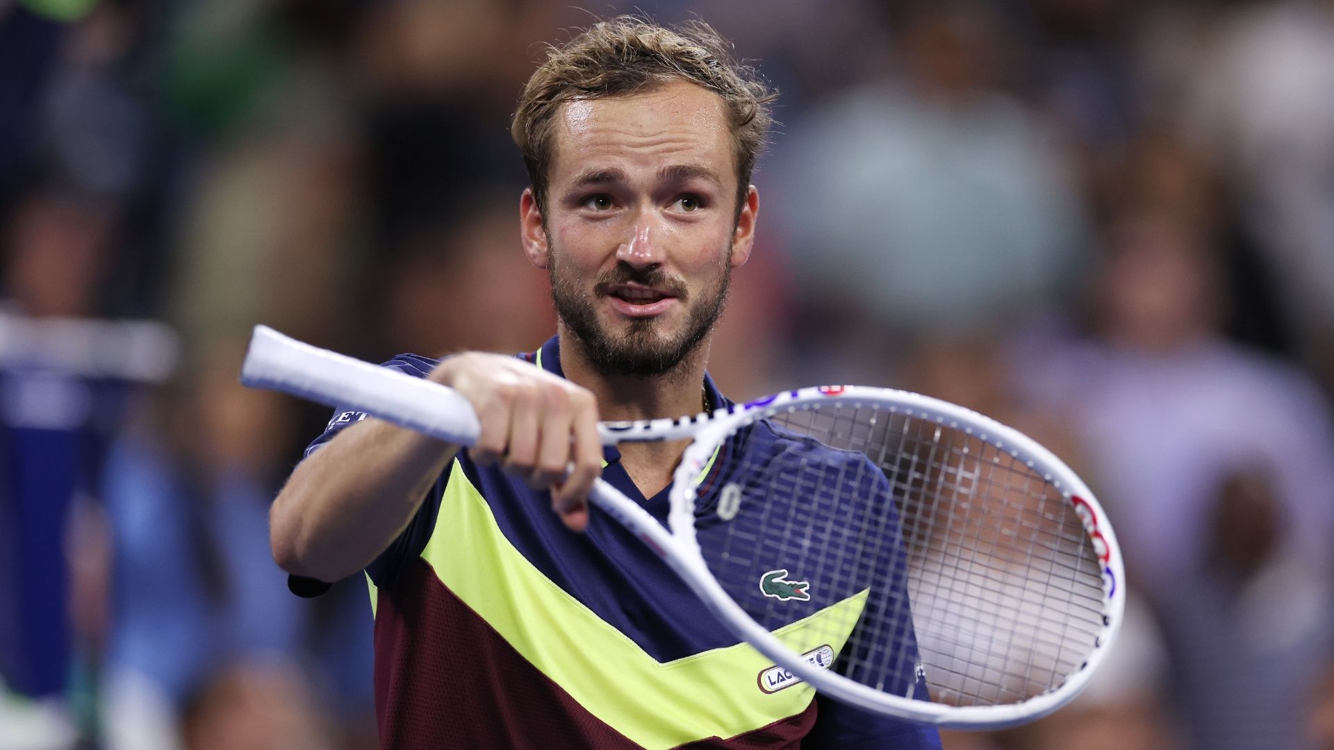 Watch: Daniil Medvedev responds to fans booing after his victory