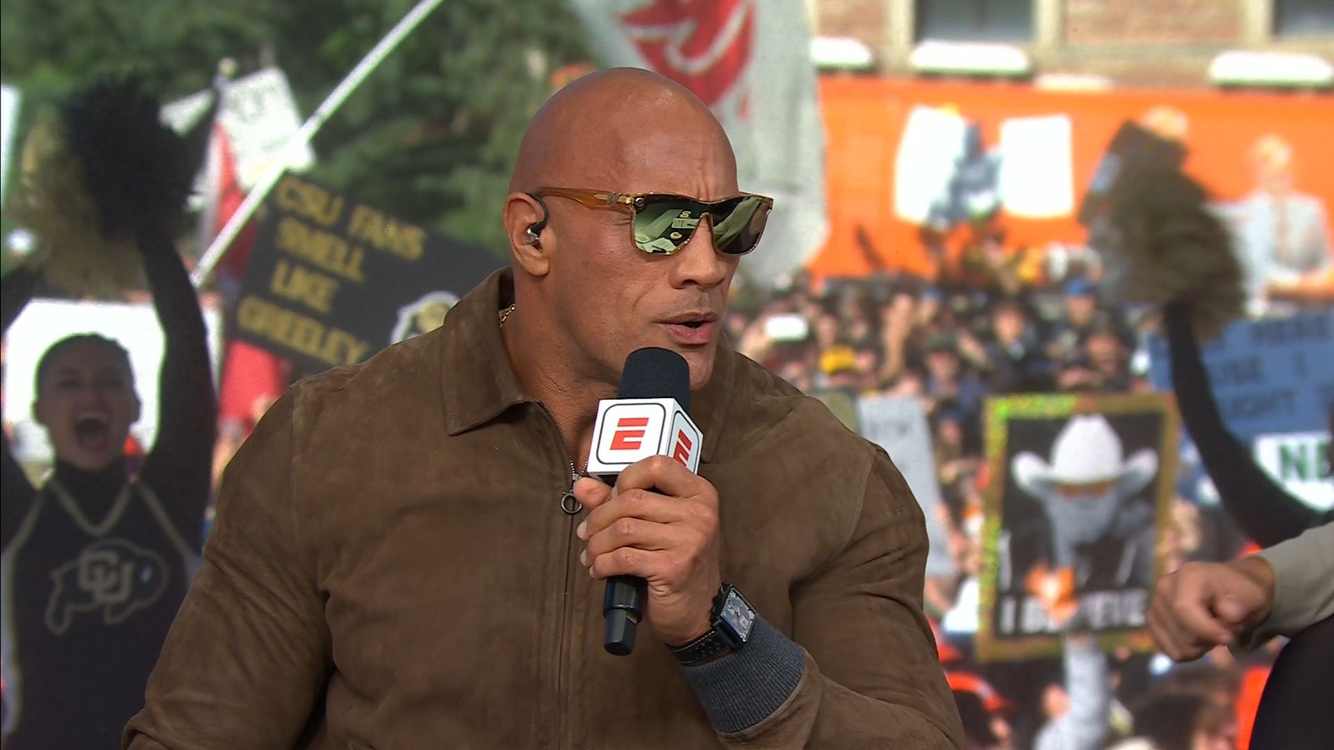 ESPN on X: EPIC SUPER BOWL OPENING BY THE ROCK 