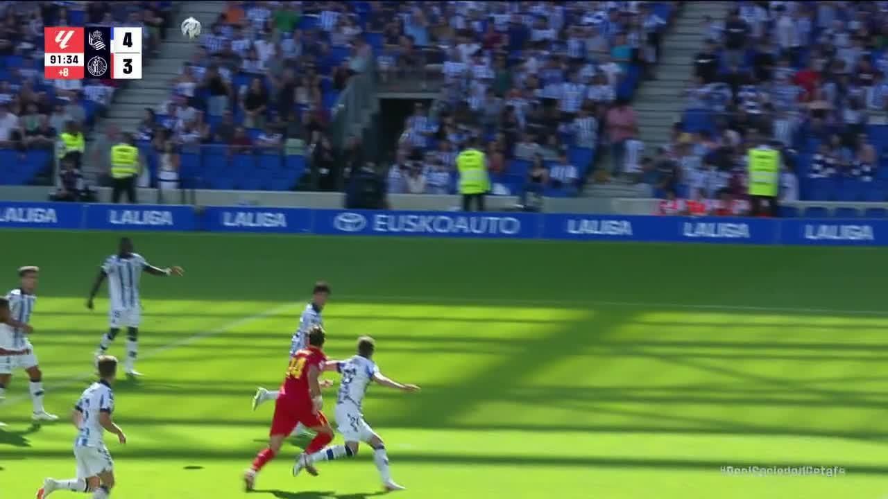 Juan Latasa scores header vs. Real Sociedad - ESPN Video