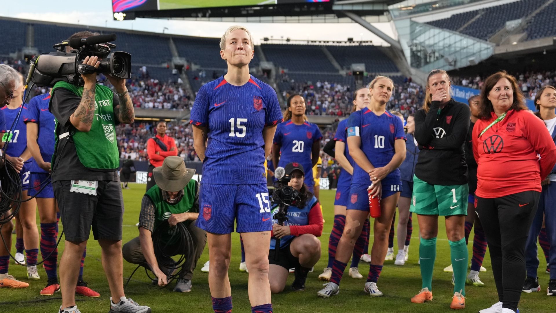 Megan Rapinoe Says Farewell To Uswnt After Final Game Espn Video 