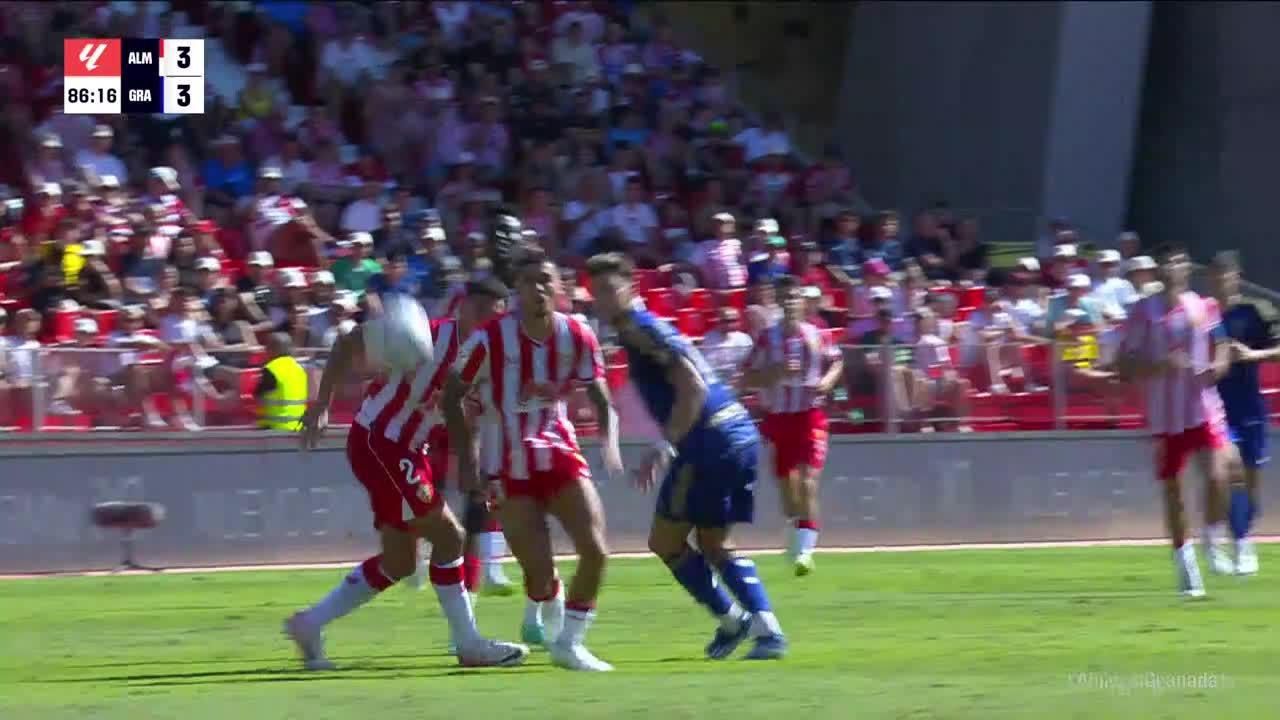 Myrto Uzuni goal 86th minute Almería 3-3 Granada - ESPN Video