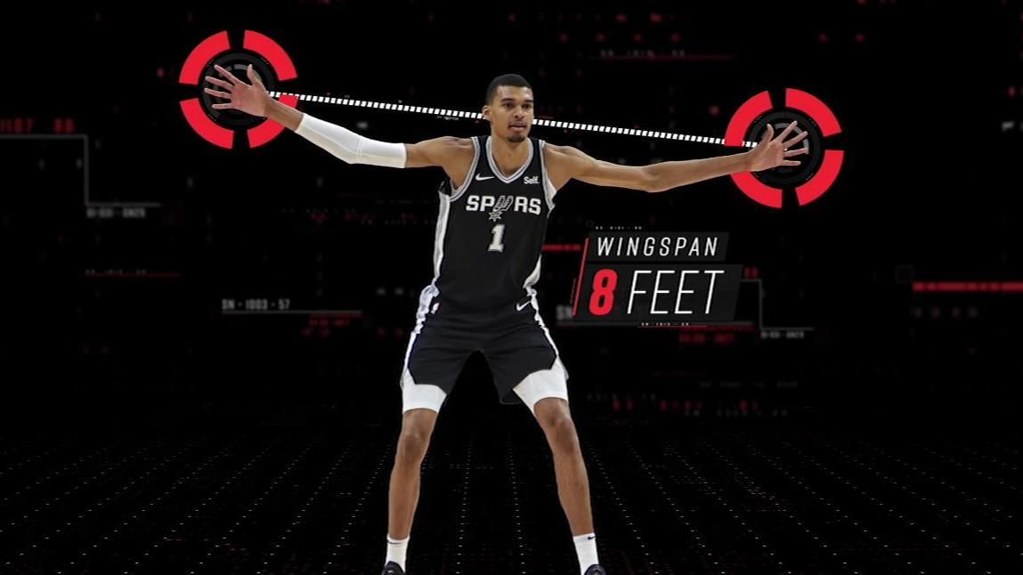 How Wembanyama dominates using his game breaking length ESPN Video