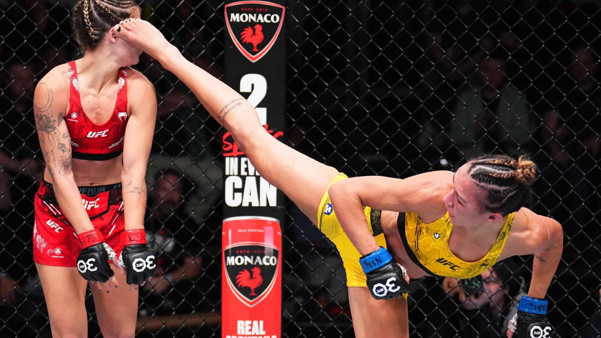 Amanda Ribas finishes KO win over Luana Pinheiro in style ESPN Video