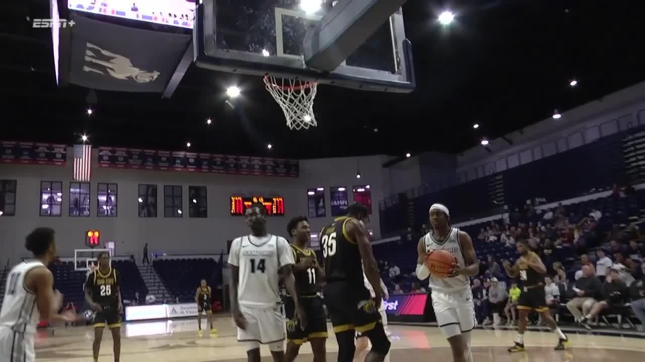 Ubong Okon throws down powerful dunk vs. Samford Bulldogs - ESPN Video