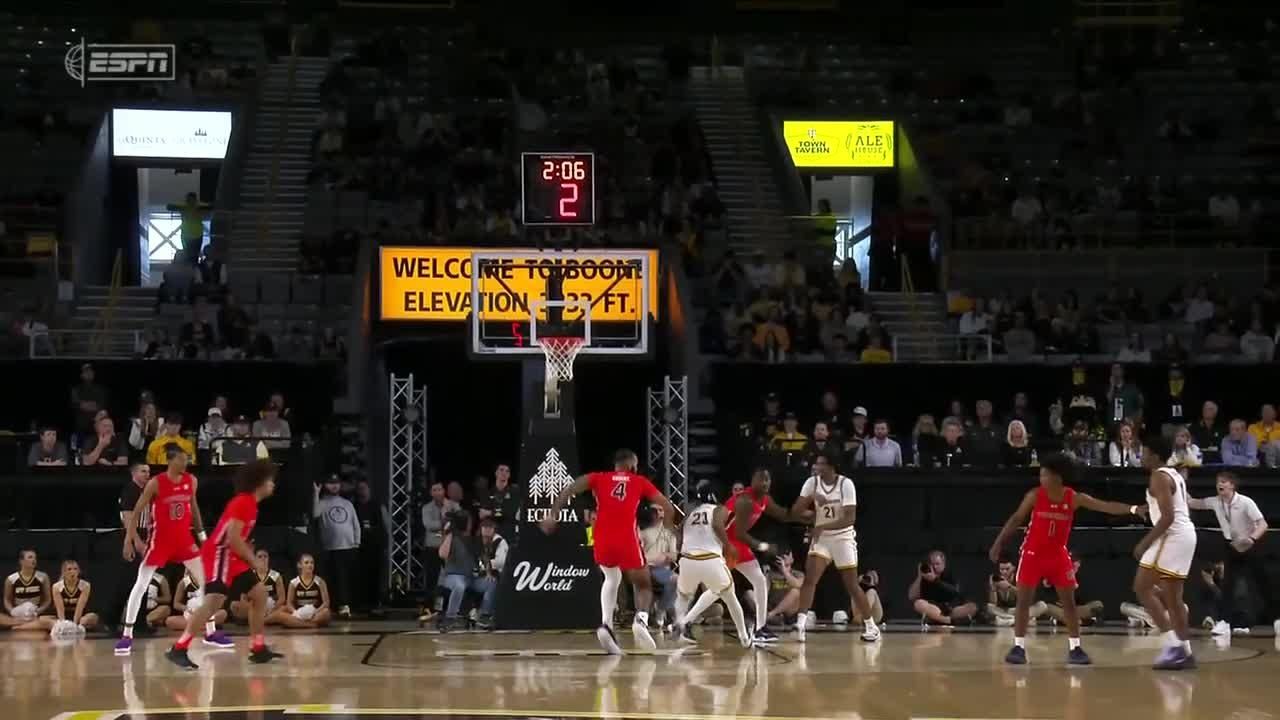 Johni Broome gets up for the rejection ESPN Video