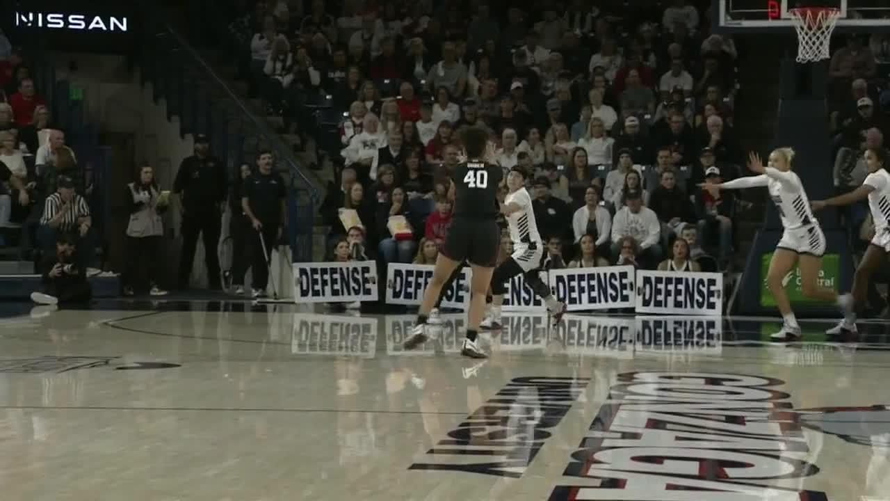 Courtney Ogden drills the trey ESPN Video