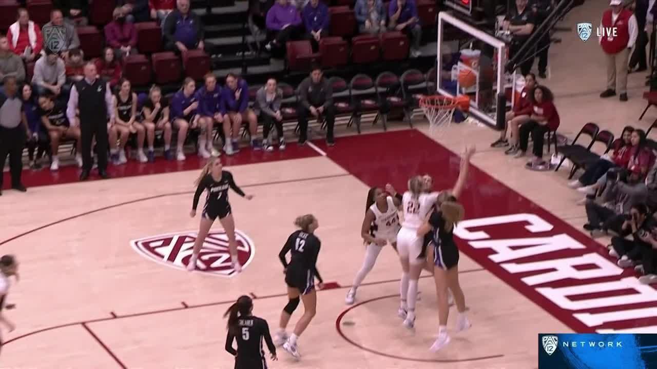 Cameron Brink gets the and-1 - ESPN Video