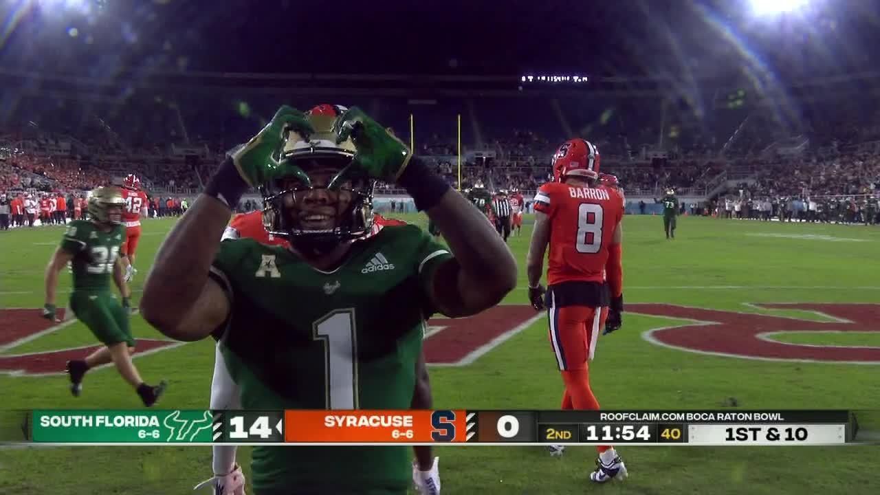 Sean Atkins has another TD catch for USF ESPN Video