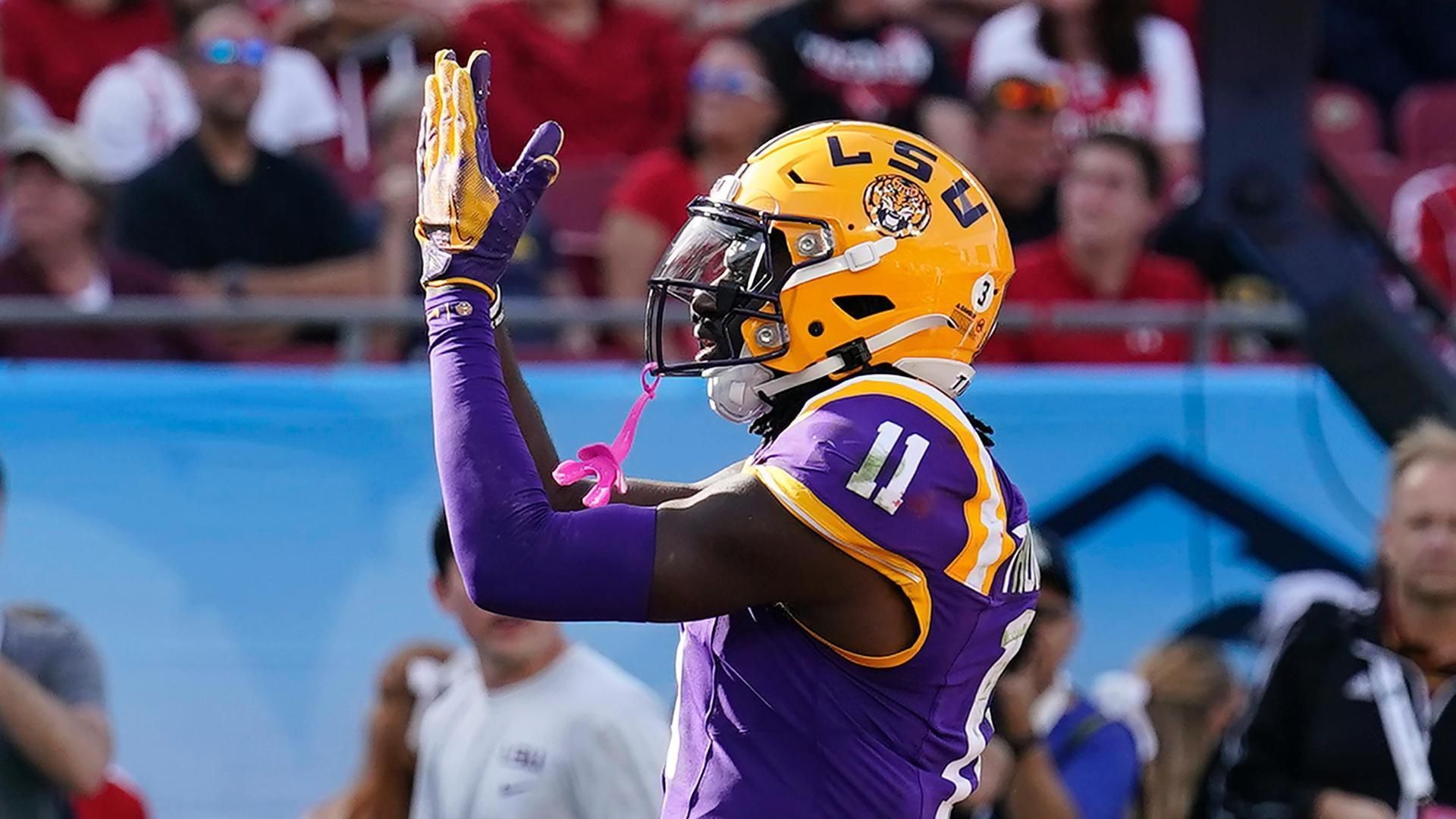LSU takes first lead of the game with a Brian Thomas Jr. TD ESPN Video