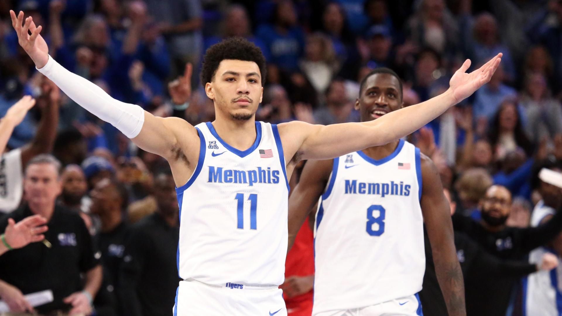 Jahvon Quinerly hits winning 3 for Memphis for second game in a row ...