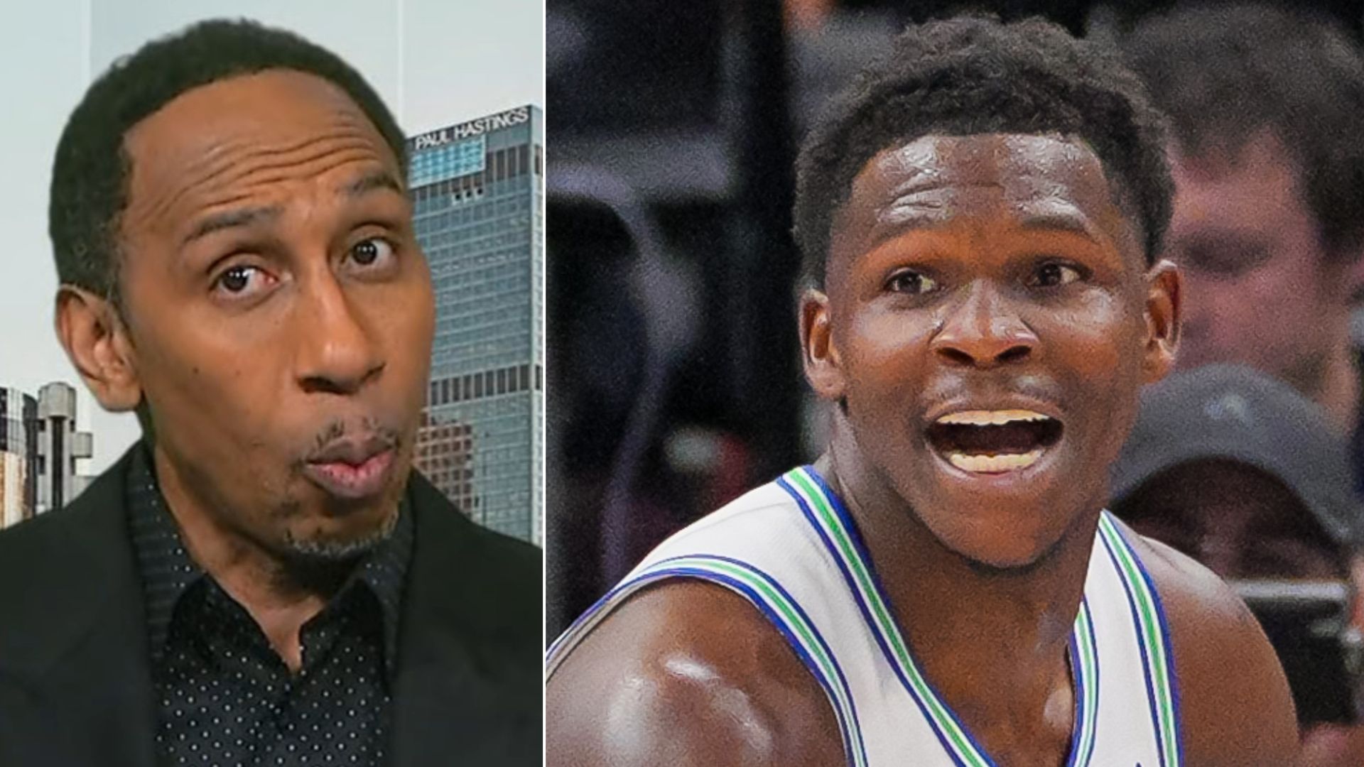 Stephen A. compares Anthony Edwards to MJ, Kobe ESPN Video