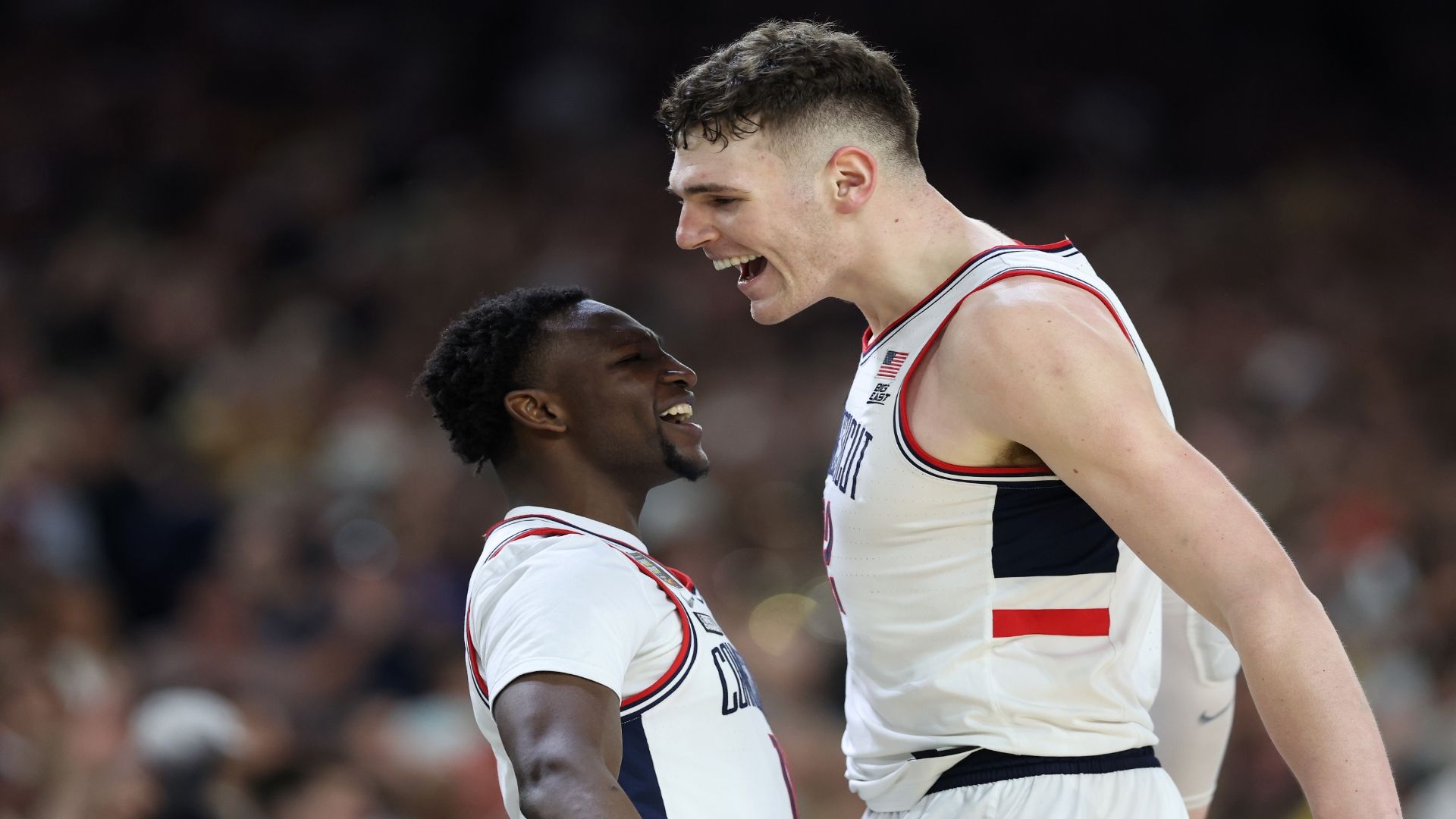 Uconn celebrates back to back titles espn video